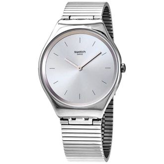 Swatch Skinpole Quartz Grey Dial Mens Watch SYXS103GG