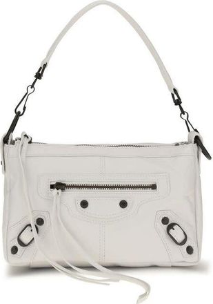 Balenciaga Le City Moto Mini Shoulder Bag White