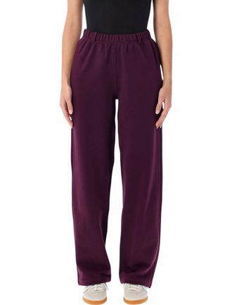PANGAIA Seasonal MW Burgundy Straight-Leg Sweatpants