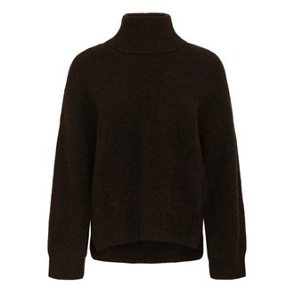 Gestuz Alpha GZ Rollneck - Dames - Coltruien - Bruin - M - Wol - Truien & Vesten