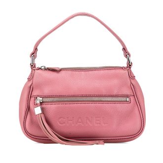 Chanel Leren Handtas Roze