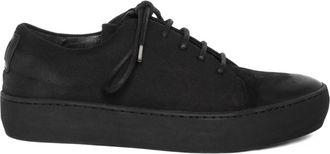 Hannes Roether platform lace-up sneakers - Zwart