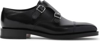 John Lobb Zwarte Leren Enkellaarzen - Heren - Nette schoenen - Zwart - 42 EU - Leer - Schoenen