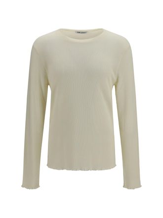 Our Legacy Ribbed Cotton-Blend Sweater - Beige