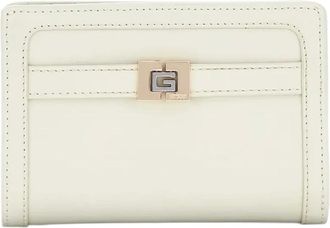 Guess Accessoires, Dames, Wit, ONE Size, Leer, Mini G Elite Portemonnee