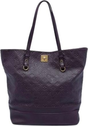 Louis Vuitton Pre-owned Citadine PM - Dames - Vintage Shopper - Paars - ONE Size - Leer - Vintage