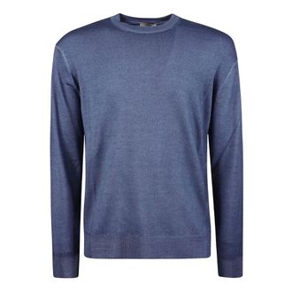 Altea Trui met ronde hals - Heren - Truien - Blauw - Maat: L