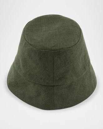 Eugenia Kim Ally Linen Packable Bucket hat