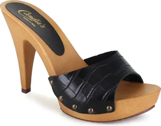 Ferragamo Black Fabric And Leather Sandals from $581.00 - on