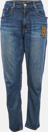 Ralph Lauren Lauren Ralph Lauren Blue Logo Embroidery Denim Jeans M Waist