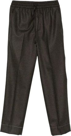 Brioni Asolo Broek - Heren - Broeken - Bruin - Maat: M Wol