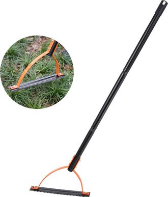 OEM Cortac&eacute;sped Manual De Acero Al Manganeso, Cuchilla Dentada De Doble Filo, Mango Giratorio De Acero Inoxidable, Ideal Para C&eacute;sped Alto - Otros