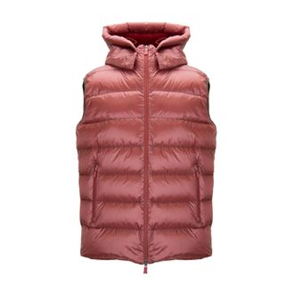 Herno Vests, male, Red, Size: L Down Vest