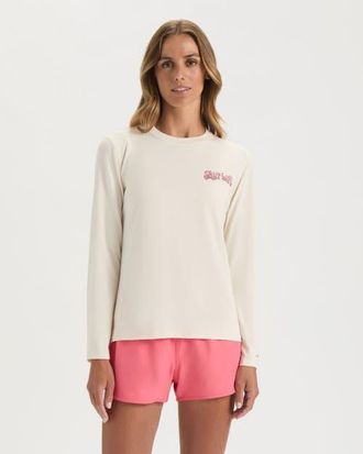Salt Life Sunrise Vibes SLX Performance Long Sleeve Shirt in Chalk at Nordstrom, Size Medium