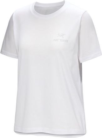 Arc'teryx Kragg SL Cotton Emblem Crew S/S T-Shirt f&uuml;r Damen | wei&szlig;
