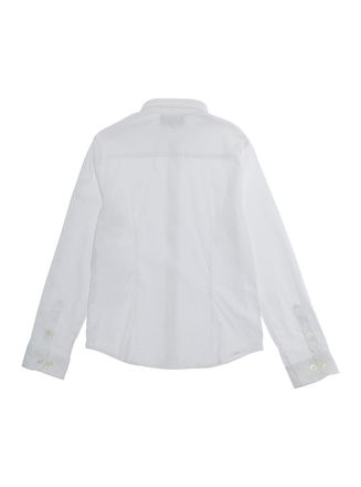 Emporio Armani Boys Kids Shirt White Cotton Poplin