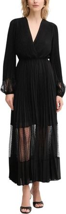 Twinset Twin-set Kleedjes - Dames - Maxi kleedjes - Zwart - M - Kleedjes