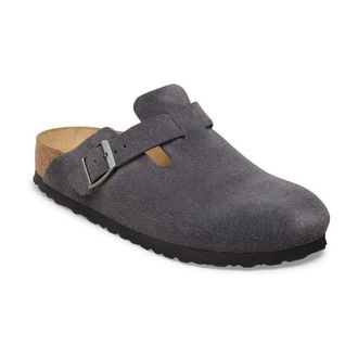 Birkenstock Boston - male - Birkenstock - Mules - Gray - 11 UK - Shoes