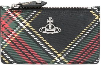 Vivienne Westwood Portacarte con placca Orb - Nero