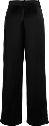 Co Front Pleated Trousers - Black