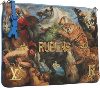 Louis Vuitton Pre-owned Clutches, female, Multicolor, Size: ONE SIZE Pre-owned Canvas Clutch
