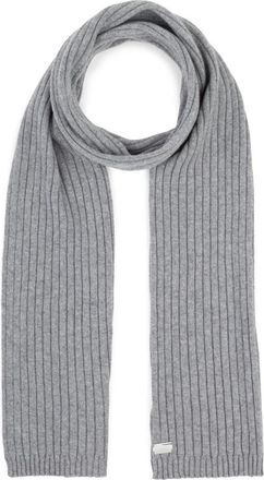 Philipp Plein Knusse Sjaal - Heren - Wintersjaals - Grijs - ONE Size - Wol - Accessoires