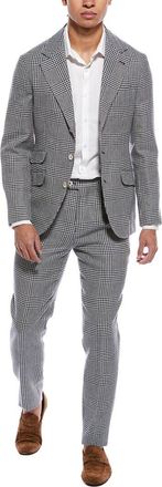 Brunello Cucinelli 2Pc Linen, Silk, & Wool-Blend Suit