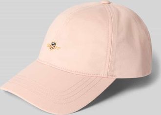 GANT Basecap aus Baumwolle mit Label-Stitching in Rosa, Gr&ouml;&szlig;e 1