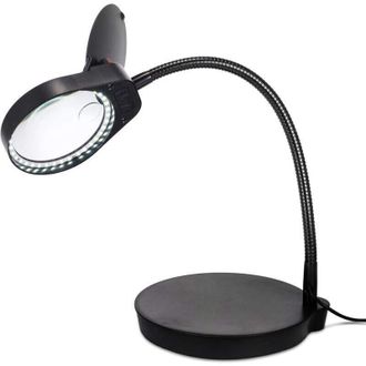 OEM L&aacute;mpara De Aumento Con Soporte, Lentes De Cristal &Oacute;ptico De 3x Y 10x, 38 Luces Led Blancas, Brazo Flexible De 360&deg; Y Fuente De Alimentaci&oacute;n Usb