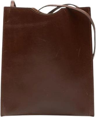 Herm&egrave;s Pre-owned Cross Body Bags, female, Brown, Size: ONE SIZE Pre-owned Cross Body Bag