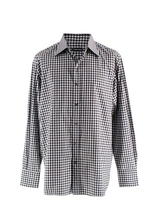 Tom Ford Gingham Shirt Size 17.5