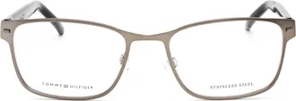 Tommy Hilfiger TH1769 Rectangular Metal Eyeglasses - Silver