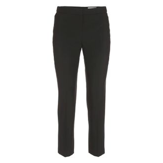 Alexander McQueen Broeken, Dames, Zwart, S, Wol, Wollen Tailored Broek