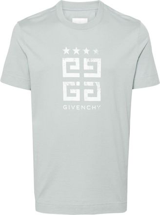 Givenchy 4G-print cotton T-shirt - men - Cotton - S - Blue