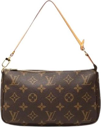 Louis Vuitton Pre-owned Shoulder Bags, female, Brown, Size: ONE SIZE Pre-owned Vintage Shoulder Bag