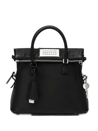 Maison Margiela leather tote bag - Black
