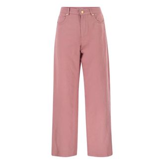 Max Mara Dames, Jeans, Roze, Maat: XS Katoen