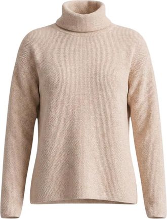 Gran Sasso Trui met col - Dames - Coltruien - Beige - M - Wol - Truien & Vesten