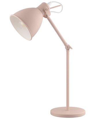 Eglo Eglo Priddy 1 Light Desk Lamp With Pastel Apricot Finish