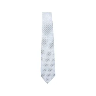 Borrelli Napoli Patterned Tie - male - BORRELLI - Ties - Blue - ONE SIZE - Accessories