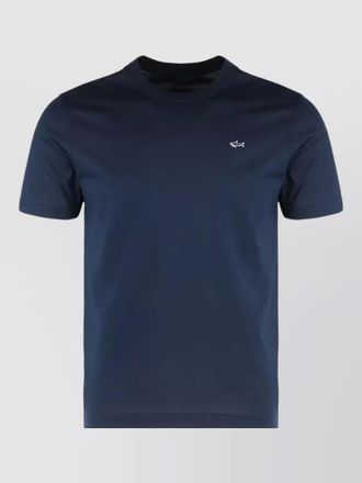 Paul & Shark logo cotton crew neck short sleeve t-shirt