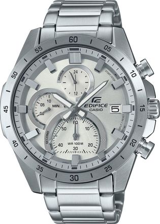 Casio Edifice Mens Silver Watch EFR-571MD-8AVUEF Stainless Steel - One Size
