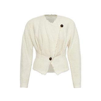 Isabel Marant Boucl&eacute;-texture Raw-edge Jacket