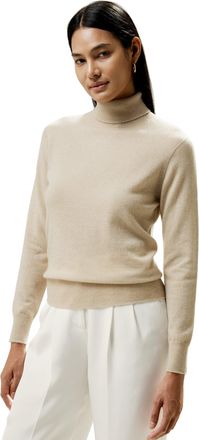 LilySilk Pure Cashmere Turtleneck Sweater For Women