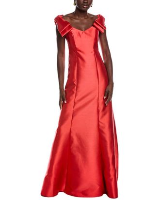 Rene Ruiz Off-The-Shoulder Mermaid Gown