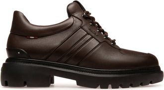 Bally Mens Valnis Calf Leather Ankle Boots In Dark Brown