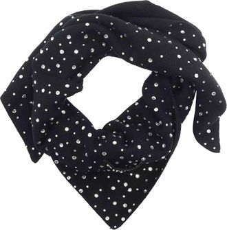 Pinko Black Svizzera Scarf
