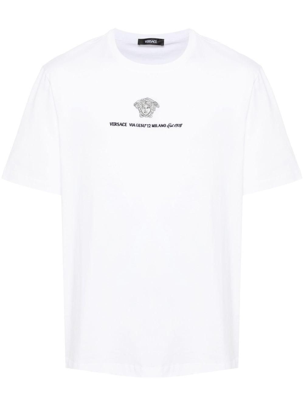 White Versace Casual T-Shirts: Shop up to −86% | Stylight