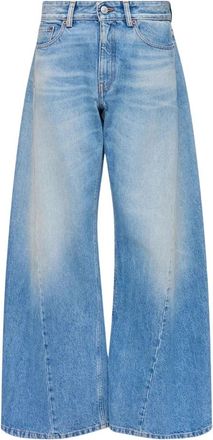 Maison Margiela 5 Pockets Pants - Dames - Loose Fit Jeans - Blauw - W29 - Katoen - Jeans