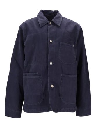 Paul Smith patch-pocket shirt jacket - Blue